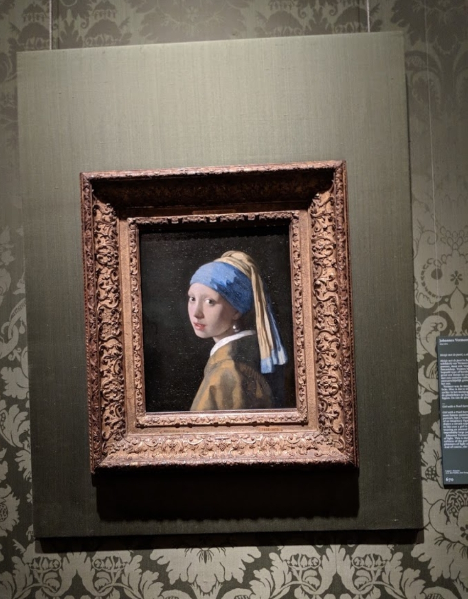 meisje met de parel in het mauritshuis