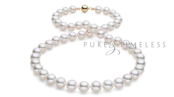 Akoya parelketting AAA+ 8,5-9mm