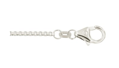 Venetiaans collier witgoud 0,9 mm