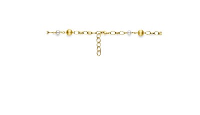 Parelketting bolletjes en zoetwaterparels