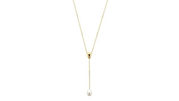 Y-collier met parel