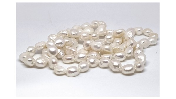 Modieuze Parelketting zoetwater nugget parels