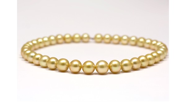 Collier gouden zuidzeeparels AAA 10-13,3 mm oplopend