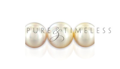 Parelcollier zuidzeeparels oplopend 10-15 mm